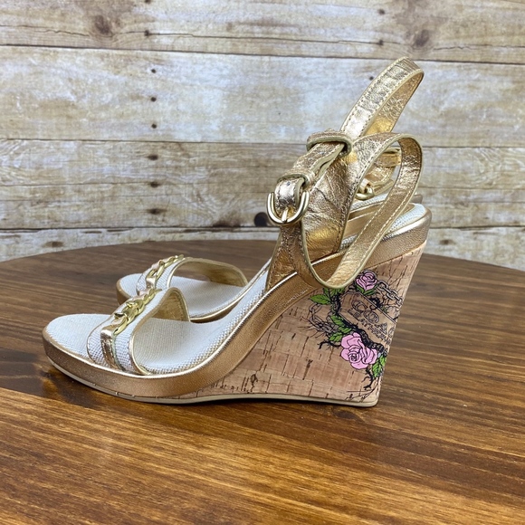 Coach Shoes - COACH ELLETTE CORK WEDGE SANDAL NWOT SIZE 7